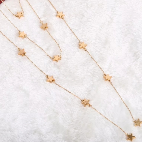 ☆Randi☆ Layered Star Necklace - Picture 6 of 6